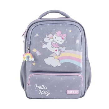 Рюкзак детский Kite Kids Hello Kitty, для девочек, серый (HK25-559XS)