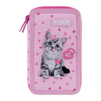 Пенал твердий Kite Studio Pets, 2 відділ., без наповнення (SP25-623)
