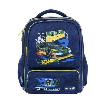 Рюкзак дитячий Kite Kids Hot Wheels, для хлопчиків, синій (HW25-559XS)