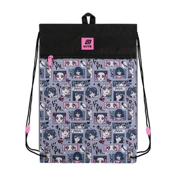 Сумка для взуття Kite Education Anime Girl, з кишенею (K25-601M-9)