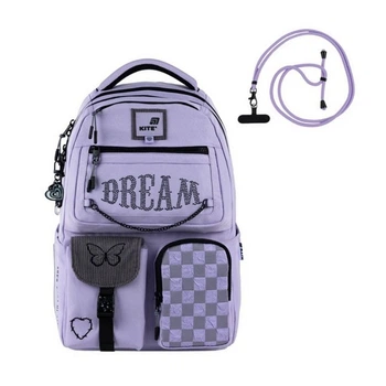 Рюкзак шкільний для підлітка Kite Education Teens, для дівчаток, фіолетовий (K25-2587M-3)
