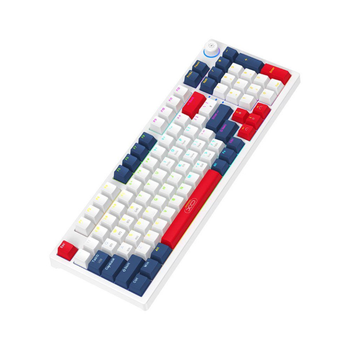 Клавіатура XO KB-08 Wireless Tri-mode 96-key Mechanical Колір Білий+синій+червоний