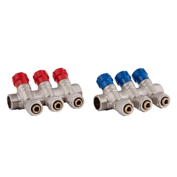 Колектор регулювальний під фітінг 3/4"зв (3 вих) букса Thermo Alliance 230W3 Thermo Alliance
