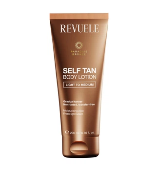 Лосьон для автозагара тела Revuele Self Tan Body Lotion Light To Medium 200 мл