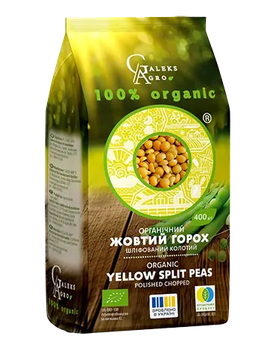 Горох желтый органический Галекс-Агро 400 г