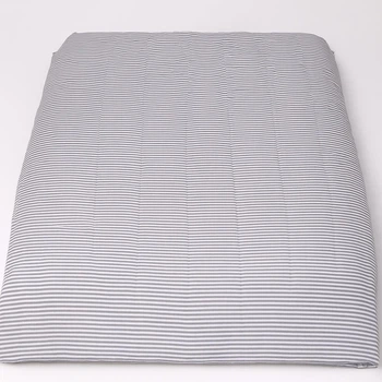 Простынь без резинки Бязь White leaves 150*220 см Серый