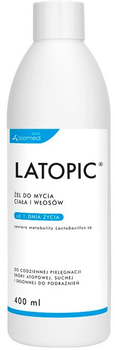 Żel pod prysznic Latopic nawilżający 400 ml (5905179570505)