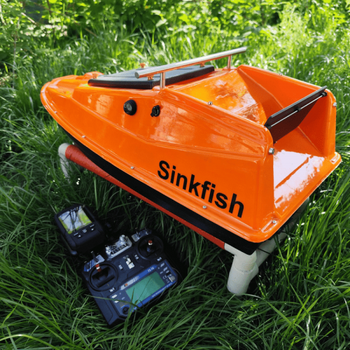 Кораблик прикормочный Sinkfish SF - Active1+GPS PROFI (оранжевый)