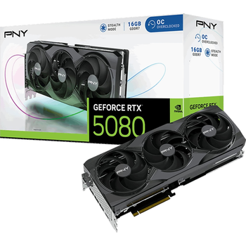 Видеокарта PNY GeForce RTX 5080 OC 16GB (VCG508016TFXPB1-O) EU [125935]