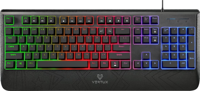 Клавіатура дротова Vertux Raidkey USB Black (TASRAIDKEY)