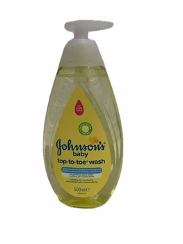 Пінка-шампунь Johnson's Baby від маківки до п'яточок 500 мл
