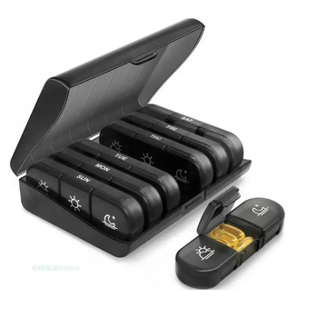 Таблетниця Powerful Progress Pillbox Black 7