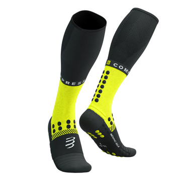 Гірськолижні компресійні гольфи Compressport Ski Mountaineering Full Socks, Safe Yellow/Black, розмір T3 (42–44 см)