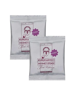 Турецкий кофе молотый без кофеина Kurukahveci Mehmet Efendi 50 г 2 шт