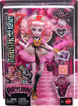 Лялька Monster High Cupid Asteria in Pink and Red Party Dress - Монстер Хай Купідона Астерія в рожево-червоній сукні для вечірки (JBG77) - Ігровий набір Mattel