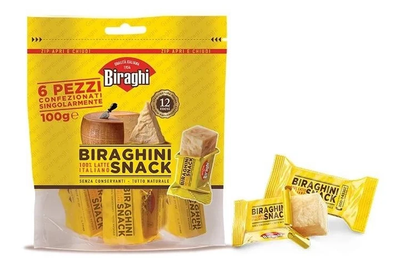 Сир Gran Biraghi Biraghini Snack шматочками, 100 г