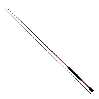 Спиннинговое удилище SAM'S FISH Spry Spin SF23950 штекерное лайт 2.1 м тест 5–20 г 2-секционное с чехлом Черно-красное