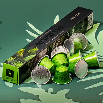 Nespresso капсули Rio De Janeiro Espresso (екзотичний та оксамитовий еспресо) Nespresso, Швейцарія (10 шт.)