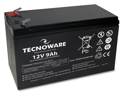 Акумуляторна батарея TECNOWARE Power Battery 12V 9Ah Faston 6.3 мм (EACPE12V09ATWP)