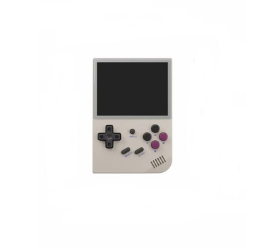 Приставка Anbernic RG35XX Plus H700 Портативная ретро-консоль 5000 игр IPS-экран Linux 1/64GB Grey + стекло