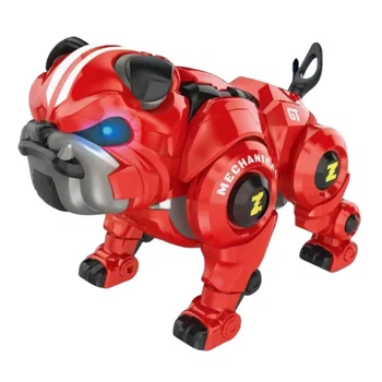 Интерактивная игрушка робот бульдог RIAS Stunt Dog с Пультом ДУ Red (3_06424)