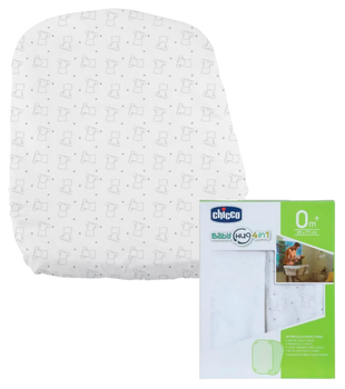 Комплект простирадл Chicco Baby Hug Bear 39 x 77 см 2 шт (8059609410002)