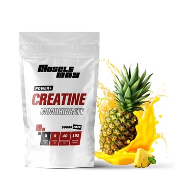 Креатин моногидрат Muscle Way Creatine Monohіdrate POWER+ 99,9% порошковый на 50 порций 250 г Ананас (14-125-cre-mw-rs250-2)