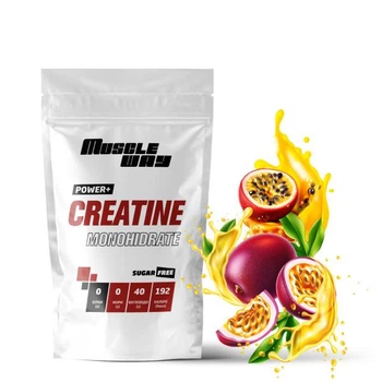 Креатин моногидрат Muscle Way Creatine Monohіdrate POWER+ 99,9% порошковый на 60 порций 300 г Маракуйя (14-125-cre-mw-rs300-3)