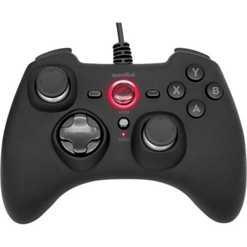 Геймпад Speed ​​Link Rait, Black, USB, для PC/PS3/Switch (SL-650010-BK)
