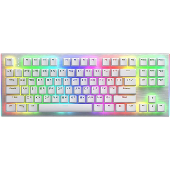 Клавіатура HATOR Gravity X TKL oranžová HTK551UA White RGB (HTK551UA) USB
