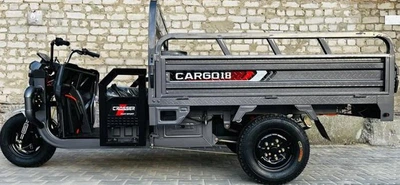 Вантажний електроскутер триколісний Crosser Cargo 18 (1500W 72V/58Ah) - Сірий