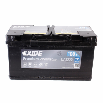Автомобільний акумулятор EXIDE Premium (-/+) 12V 100Ah (900A) Euro EA1000 (AKBLI10141)