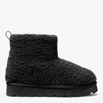 Женские угги низкие с мехом Michael Kors 152284277 37 Черные (1159832822)