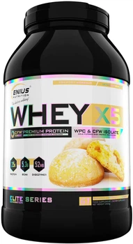 Сывороточный протеин Genius Nutrition Whey-X5 порошок 900 г Печенье (5940541555308)