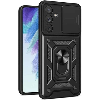 Протиударний чохол Armor Ring + захиcт камери для Samsung Galaxy A34 (A346) Simon case чорний
