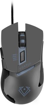 Mysz Vertux Dominator USB Grey (6959144050171)