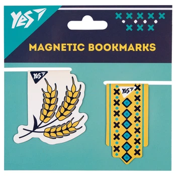 Закладинки для книг магнітні YES 708123 Ukraine (2шт) /708123/