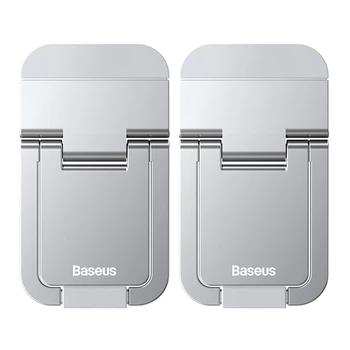 Подставка ножки для ноутбука Baseus Slim Laptop Kickstand 2шт Silver (LUZC000012)