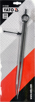 Cyrkiel znakujący YATO L= 300 mm z zaciskiem śrubowym YT-72108 (5906083031625)