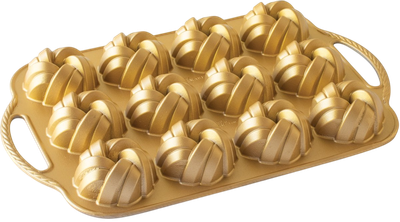 Naczynie do pieczenia Nordic Ware Bundt złote 37.5 x 24 x 3.5 cm (0011172953773)