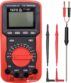 Multimetr/miernik cyfrowy YATO 5 w 1 (YT-73087) (5906083730870)