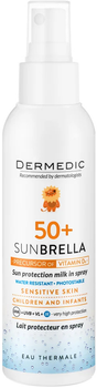 Mleczko do opalania Dermedic Sunbrella SPF50+ 150 ml (5901643174873)