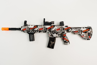 Дитячий іграшковий автомат на орбізах Орбіган HK416 RAWR стріляє гідрогелевими кулями Гель бластер акумуляторний + 3000 орбізів