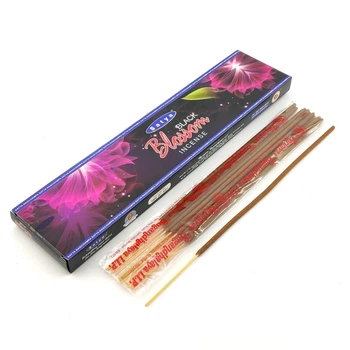 Благовония Black Blossom Satya 18 грамм. Аромапалочки Черные Цветы (35059)