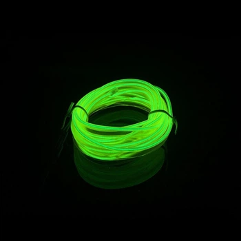 Контурна неонова USB-стрічка для авто NeonixRide, 5 м, зелена