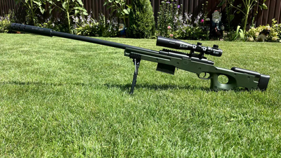 Іграшкова Снайперка AWP стріляє кульками орбіз, Гель бластер на акумуляторі