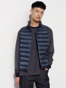 Теплый жилет пуховый мужской Uniqlo 546481700 2XL Синий (1159829631)