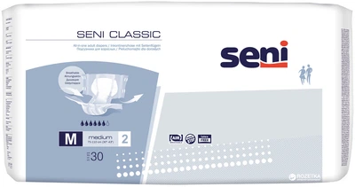 Підгузки для дорослих Seni Classic Medium 30 шт. (5900516696405)