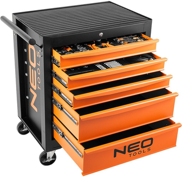 Шафа з інструментами NEO Tools 5 шухляд 117 предметів 84-214-6 (5907558426380)