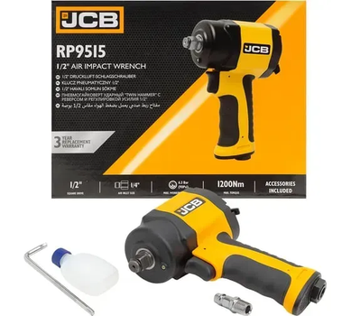 Гайковерт пневматический 1/2" 610 Нм JCB Tools JCB-RP9515